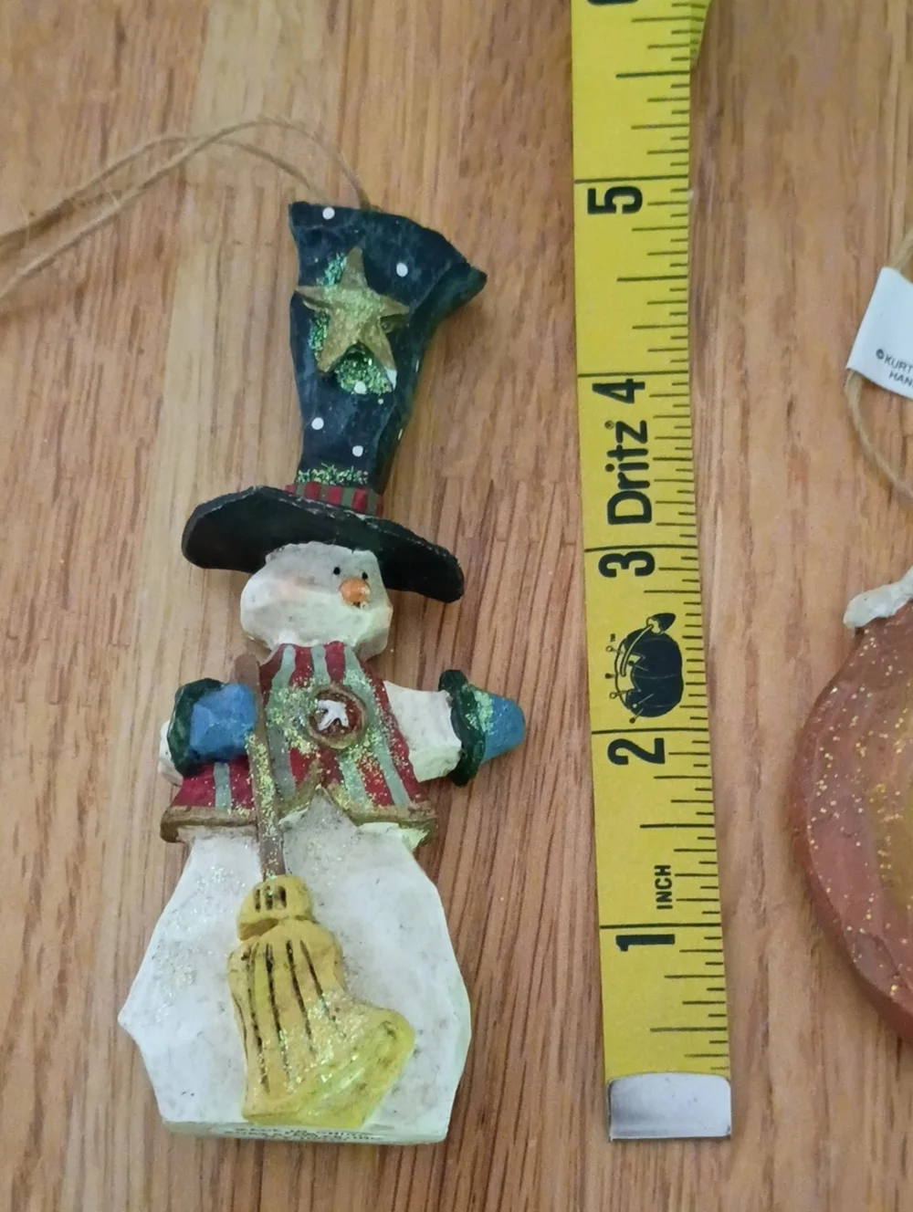 Kurt Adler Mixed Rustic Folk Christmas Ornaments - Assorted Red, Green, White